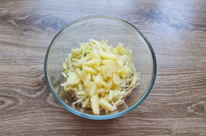 Салат из редьки с языком