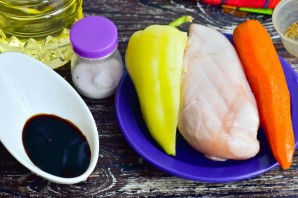 Салат с курицей по-китайски