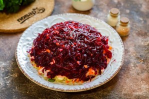 Селедка под шубой по-королевски