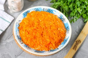 Селедка под шубой с мандаринами