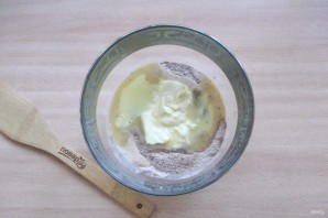 Шоколадный кекс-пудинг