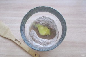 Шоколадный кекс-пудинг