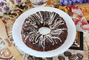 Шоколадный кекс-пудинг