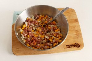 Шумуш с тыквой и мясом