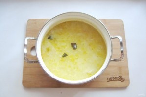 Сливочный суп с красной рыбой