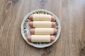 Сосиски в панировке с сыром