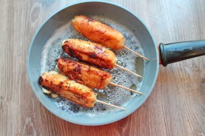 Сосиски в панировке с сыром