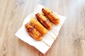 Сосиски в панировке с сыром