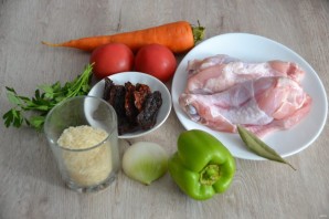 Суп с вялеными помидорами