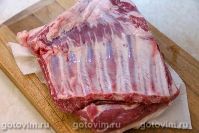 Свиная грудинка в пакете, запеченная в духовке с медово-горчичной глазурью Свиная грудинка в пакете, запеченная в духовке с медово-горчичной глазурью