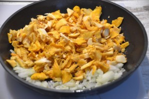 Тарталетки с лисичками