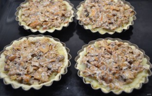 Тарталетки с лисичками