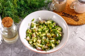 Тартар из сельди