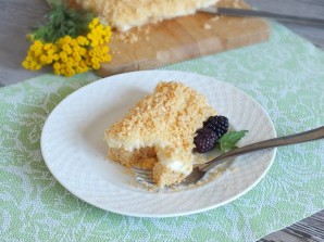 Торт "Пломбир" без выпечки