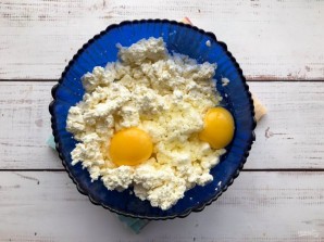 Творожная запеканка с помидорами