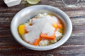 Творожно-тыквенный кекс