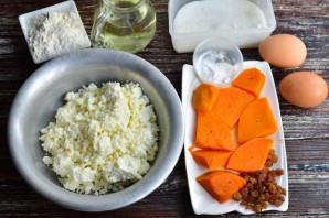 Творожно-тыквенный кекс