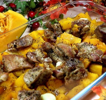 ТЫКВА с индейкой. Вкусное блюдо на ужин