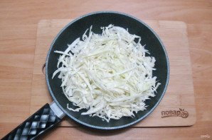 Заливной пирог с капустой и фаршем