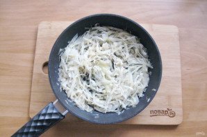 Заливной пирог с капустой и фаршем