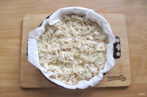 Заливной пирог с капустой и фаршем