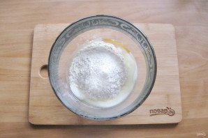 Заливной пирог с капустой и фаршем