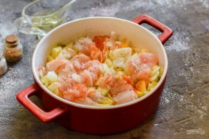 Запеканка из курицы и тыквы Запеканка из курицы и тыквы