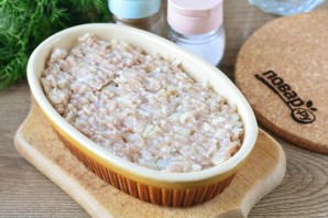 Запеканка из тертого картофеля с фаршем