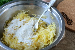 Запеканка из тертого картофеля с фаршем