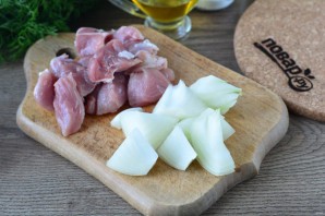 Запеканка из тертого картофеля с фаршем