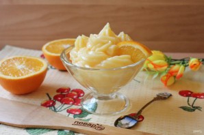Заварной крем на апельсиновом соке
