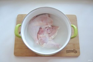 Зельц из курицы в бутылке