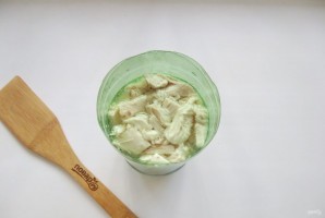 Зельц из курицы в бутылке