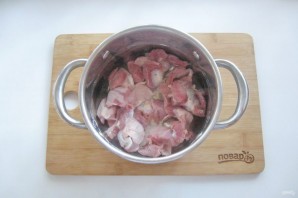 Зельц из курицы в бутылке