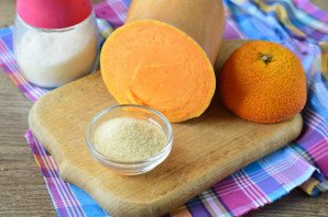 Желе из тыквы с апельсином