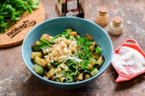 Баклажаны с чесноком Баклажаны с чесноком