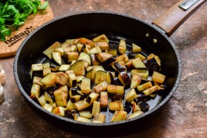 Баклажаны с чесноком Баклажаны с чесноком