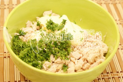 Блинчики с курицей Блинчики с курицей