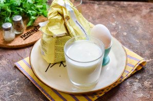 Блины на кефире с зеленью Блины на кефире с зеленью