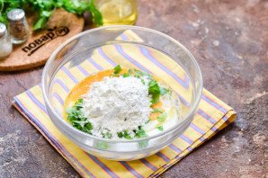 Блины на кефире с зеленью Блины на кефире с зеленью