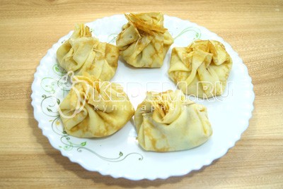 Блины с курицей и грибами Блины с курицей и грибами