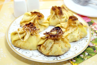 Блины с курицей и грибами Блины с курицей и грибами