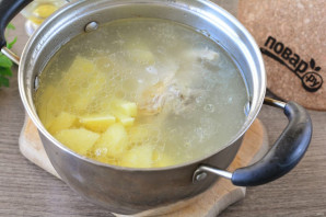 Борщ с яблоками