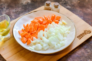 Булгур с индейкой и овощами Булгур с индейкой и овощами