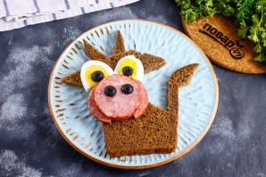 Бутерброд "Веселый Бычок"