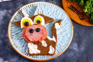 Бутерброд "Веселый Бычок"