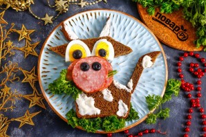 Бутерброд "Веселый Бычок"