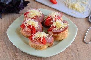 Бутерброды "Ленивая пицца"