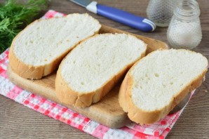 Бутерброды с крабовыми палочками и плавленым сыром