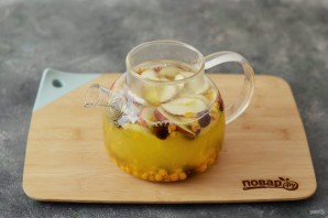 Чай с шиповником и облепихой